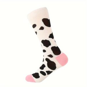 cow print socks