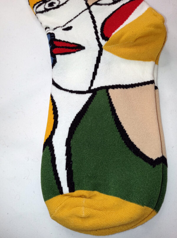 Abstract Face Socks – Gold Toe