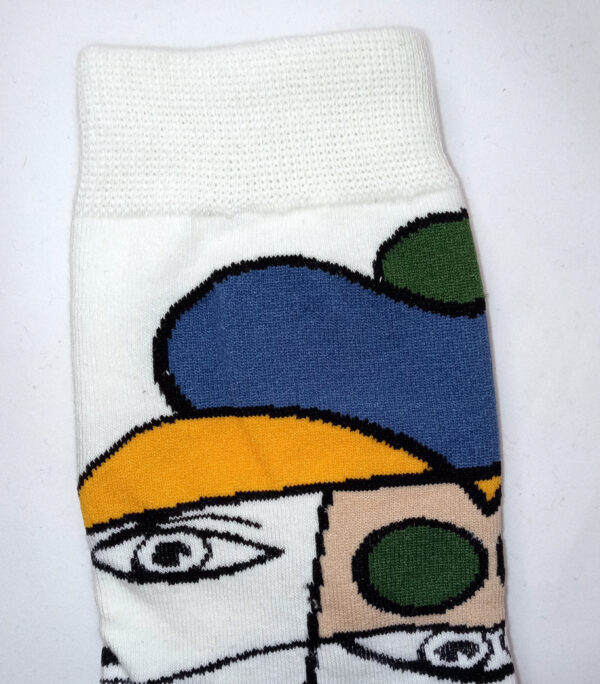 Abstract Face Socks – Gold Toe