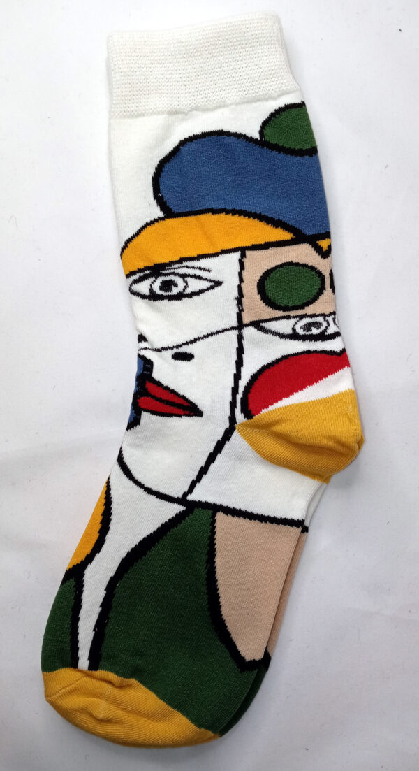 Abstract Face Socks – Gold Toe