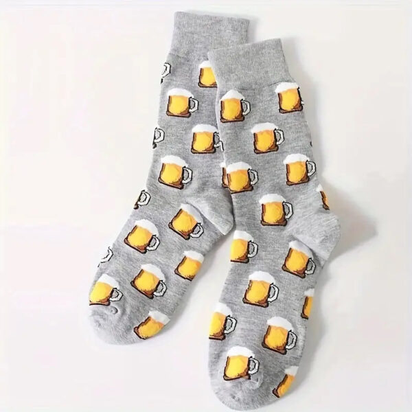 Men's Novelty Beer Pattern Socks