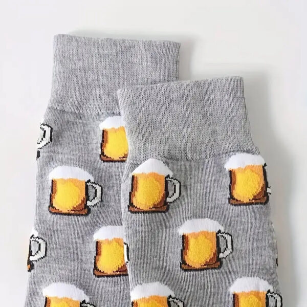 Men's Novelty Beer Pattern Socks