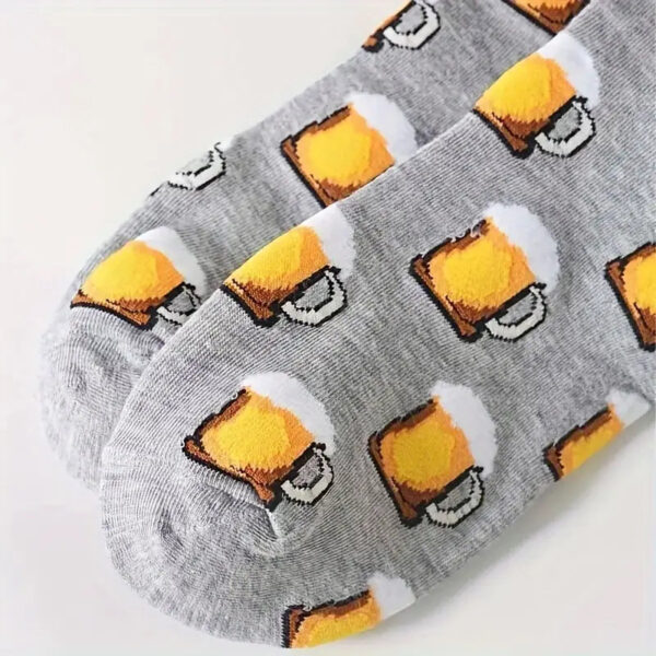 Men's Novelty Beer Pattern Socks