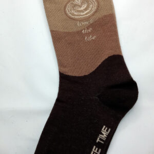 Coffee time lite crew socks