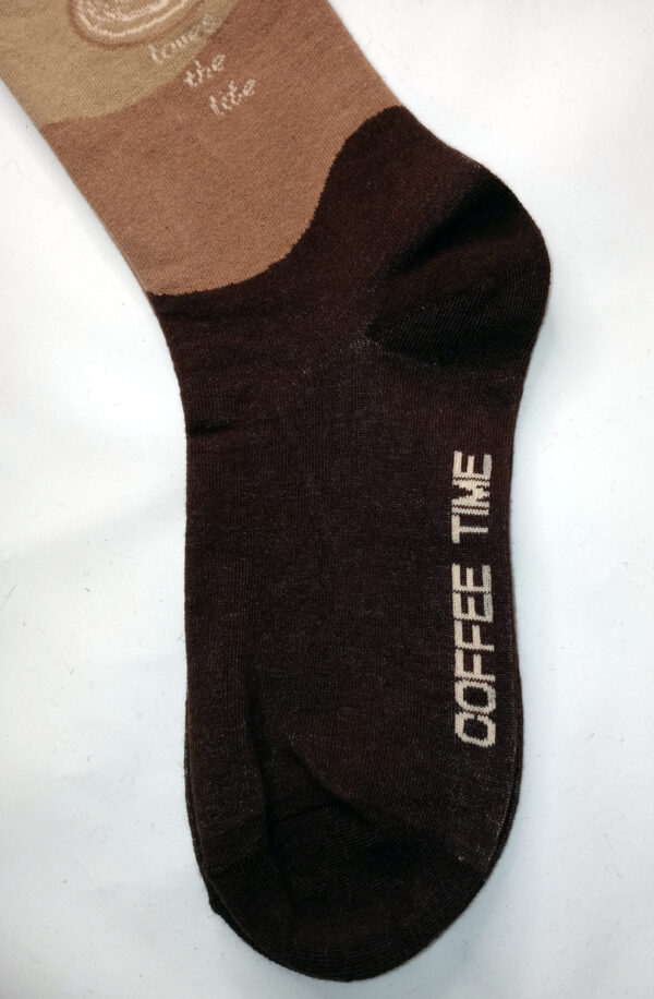 Coffee time lite crew socks