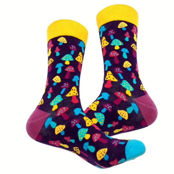 Fashionable Food Socks for the Foodie - Mushrooms