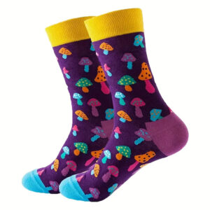 Fashionable Food Socks for the Foodie - Mushrooms