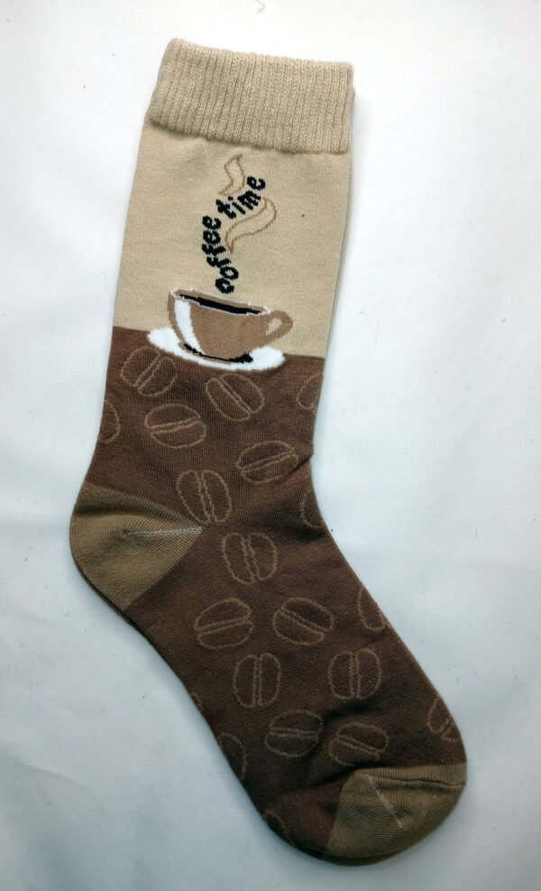 coffee time crew socks