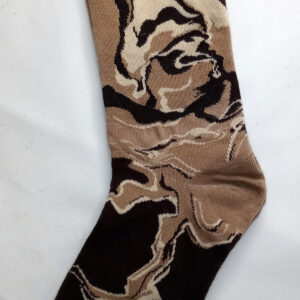 coffee time swirl themed socks