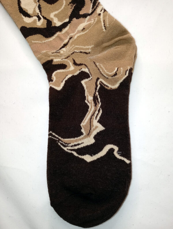 coffee time swirl themed socks