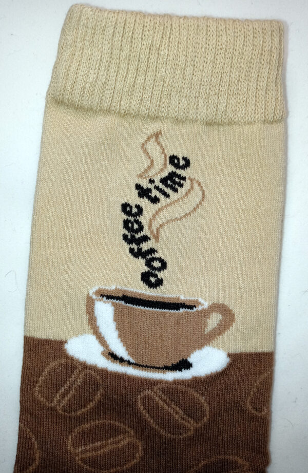 coffee time crew socks