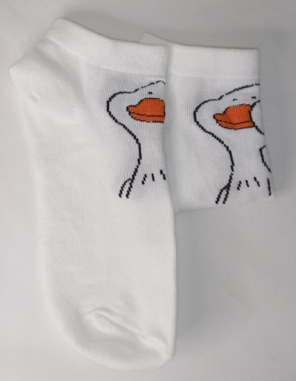 Whimsical Duck Ankle Socks - cutie