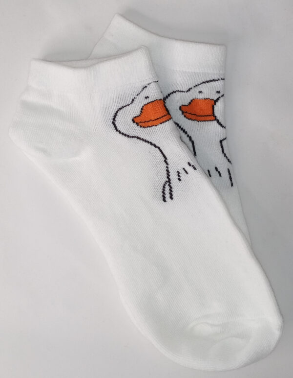 Whimsical Duck Ankle Socks - cutie