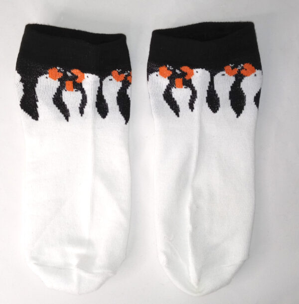 Whimsical Duck Ankle Socks - Kissing