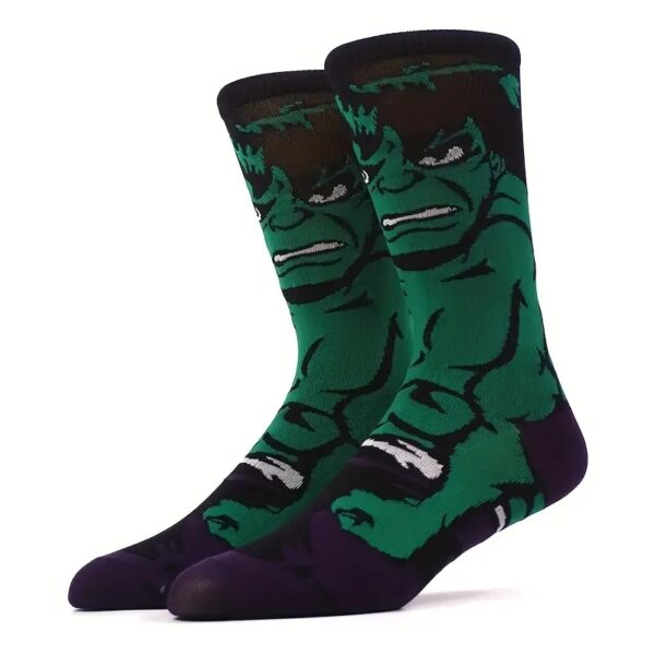 Superhero Crew Socks - The Hulk