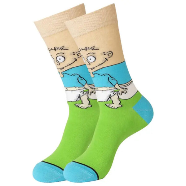 Rugrats Vibrant Men's Knitted Crew Socks - Tommy